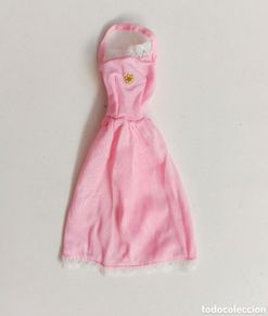 Barbie y Ken: Barbie conjunto 4 estaciones Primavera #5039 Congost vestido rosa años 80 Spain conserva la flor